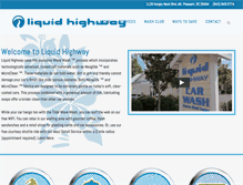 Tablet Screenshot of liquidhighwaycarwash.com